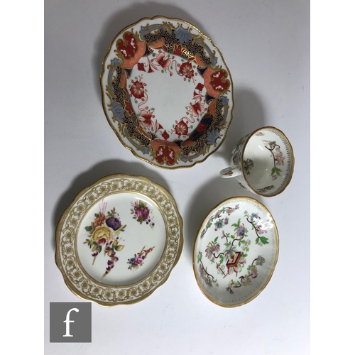 181 - A collection of 19th Century and later china tea and coffee cups and saucers, mostly English, most d... 