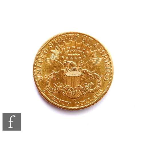 250 - United States of America - A gold twenty dollars, 1900, Double Eagle Liberty head, 33g.