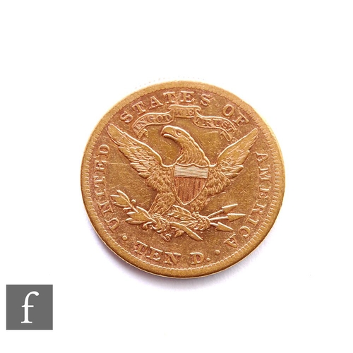 265 - United States of America - A gold ten dollars, 1901, Liberty head and eagle, 17g.