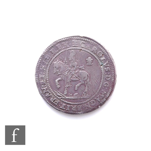 284 - Charles I (1625-1649) A Provincial and Civil War issue half-pound, Oxford Mint, 1642, mint mark plum... 