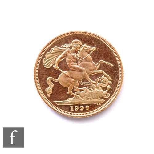 29 - Elizabeth II - A sovereign, 1999.