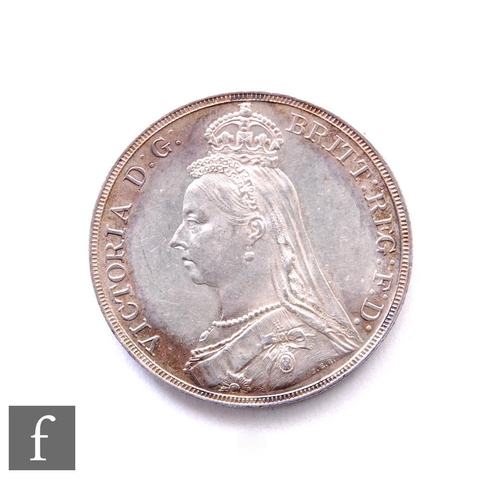 308 - Victoria - A crown, 1889, Jubilee head, reverse St George & Dragon, 28.4g.