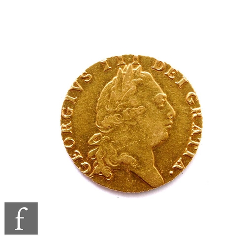 357 - George III (1760-1820) - A Guinea, 1794, fifth issue, reverse crowned spade shield, 8.4g, S3729.