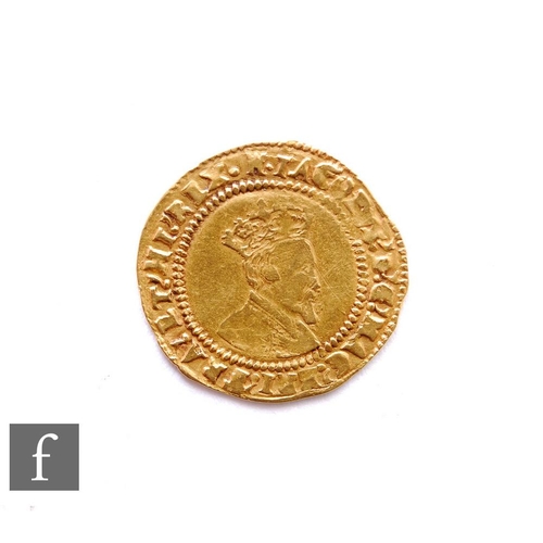 402 - James I (1603-1625) - A Crown, Britain, 1604 -1619, third bust in armour facing right, reverse crown... 