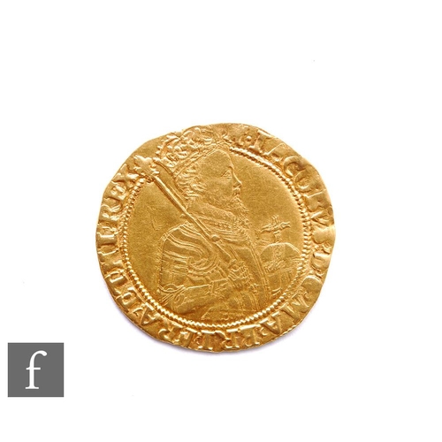 405 - James I (1603-1625) - A Unite, 1604 -1619, fourth bust, second coinage crowned bust holding orb and ... 