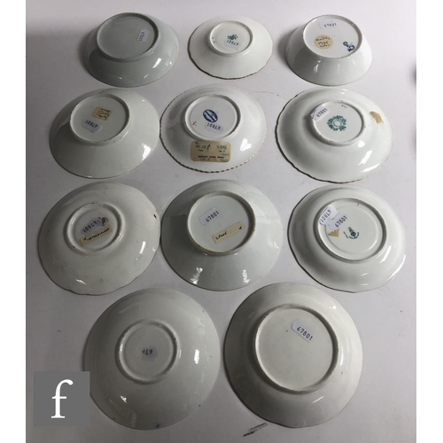 179 - A collection of 19th Century and later china tea and coffee cups and saucers, mostly English, to inc... 