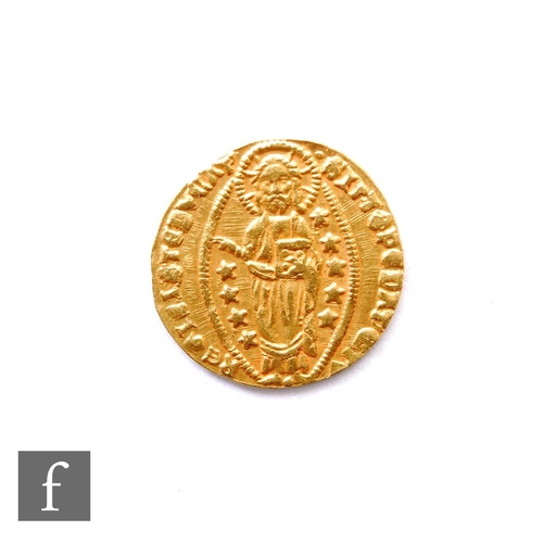 640 - An Italian Venetian gold ducat, 1400-1413, Michele Steno as Doge, 4g.