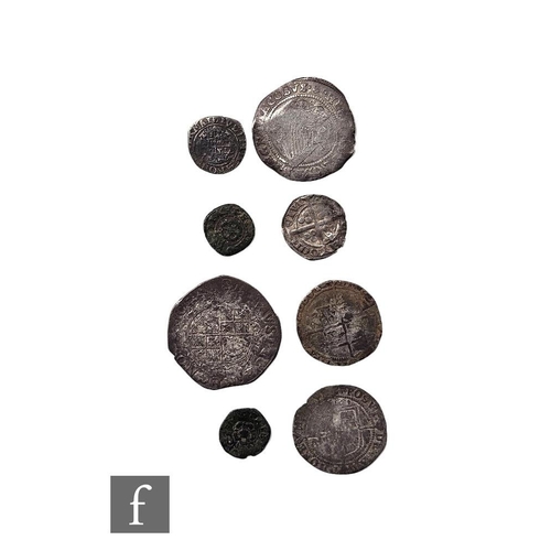 672 - Various Edward III to Charles I coins to include a penny circa 1351 (HESH- 9A17F4), sixpences 1578 (... 