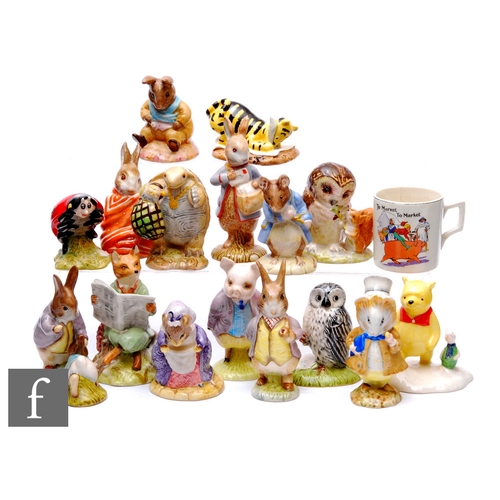 129 - A small collection of Royal Doulton and Beswick items, to include Beswick Amiable Guinea Pig, 3B bac... 