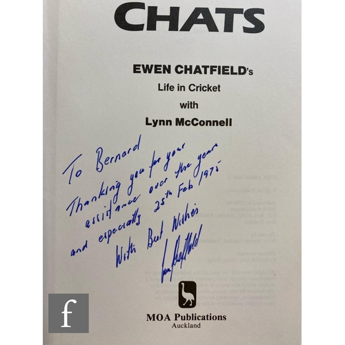 329 - Chatfield, Ewen and McConnell, Lynn - 'Chats - Ewen Chatfield's Life in Cricket', published by Moa P... 