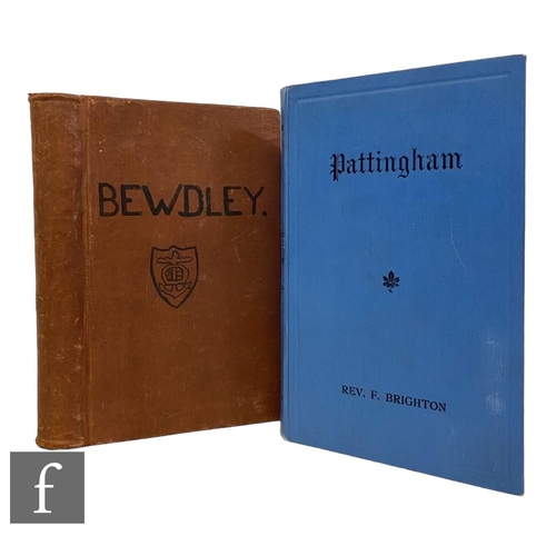 335 - Brighton, Rev. F. - 'Pattingham', published by E. Blocksidge Ltd., Dudley, 1942, first edition, blue... 