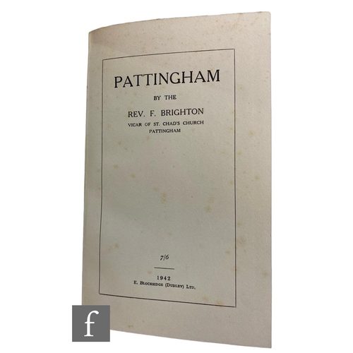 335 - Brighton, Rev. F. - 'Pattingham', published by E. Blocksidge Ltd., Dudley, 1942, first edition, blue... 