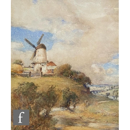 425 - CHARLES O'NEILL (LATE 19TH CENTURY) - 'The Mill', watercolour, signed, inscribed and titled on label... 