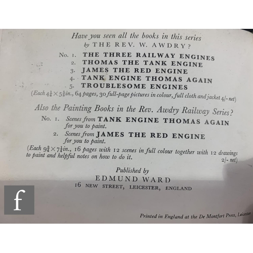 336 - Awdry, Wilbert Vere, OBE - 'Thomas, the Tank Engine', published by Edmund Ward, Leicester, gilt bloc... 