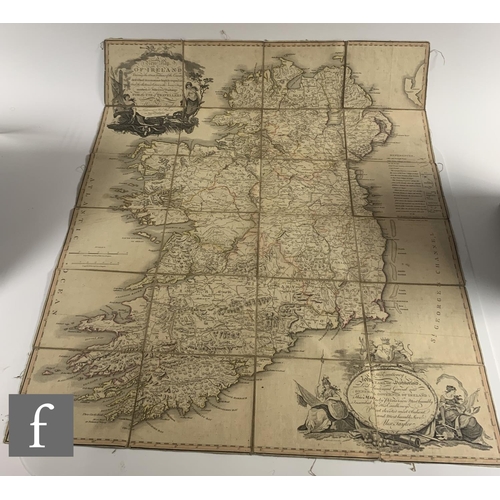 342 - A 19th Century Cary's folding map of England and Wales, another Bowle's Seven United Provinces of Ho... 