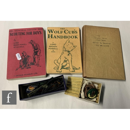 254 - Various items of Scout memorabilia to include a  poster titled 'Meet the Scouts of the world at Worl... 