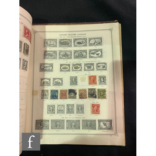 358 - A collection of world postage stamps in albums, stock books and on album pages, including an Ideal P... 