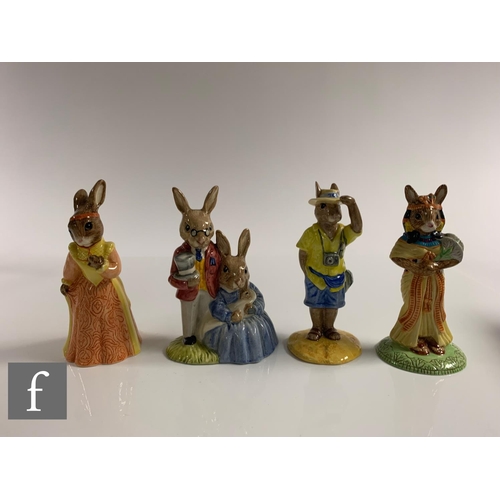 96 - A collection of twenty four Royal Doulton Bunnykins figures, to include Boy Skater Bunnykins, Bathti... 