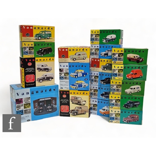 221 - A collection of Lledo Vanguards diecast models, all police and commercial vehicles, to include a dio... 