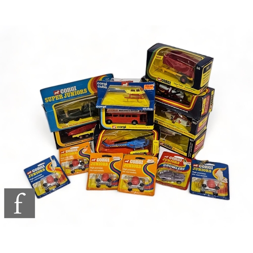 224 - A collection of boxed Corgi diecast models, to include 56 Tipper Trailer, 924 Rescue Helicopter, 469... 