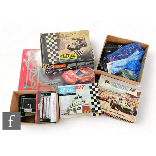 79 - A collection of Scalextric, to include Set 30, Set 50, an unboxed C15 Ford GT Mirage, an unboxed C4 ... 