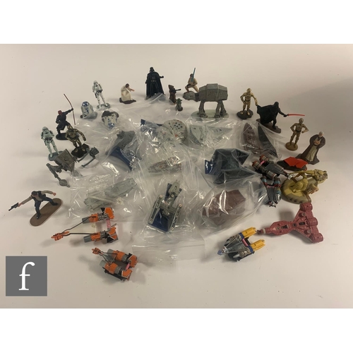 42 - A collection of assorted Star Wars diecast toys, to include vintage Kenner items, Action Fleet and l... 