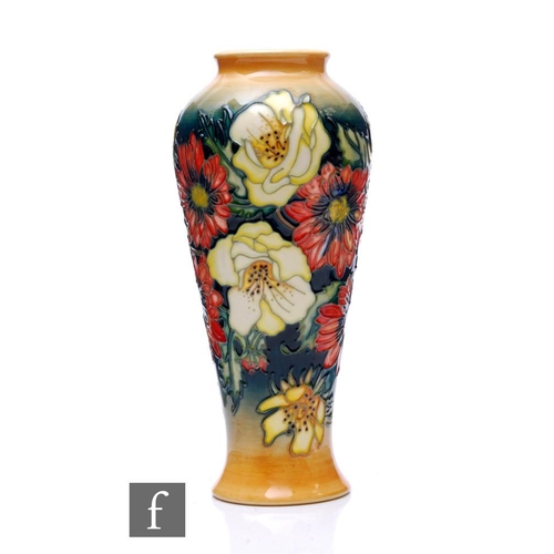 823 - A Moorcroft Pottery vase, decorated in the Victoriana pattern, designed by Emma Bossons for the Moor... 