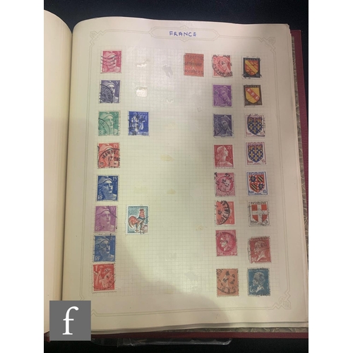 391 - A world collection of stamps to include European and South American collections, stock books and alb... 