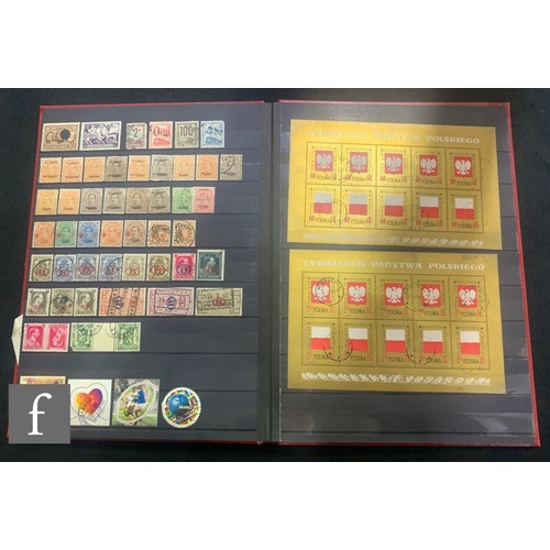 391 - A world collection of stamps to include European and South American collections, stock books and alb... 