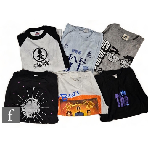 355 - Various - A collection of tour, concert and album t shirts, to include Peter Gabriel 2003, labelled ... 