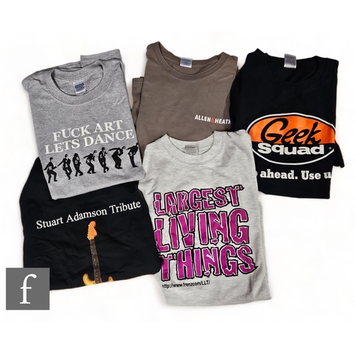 358 - Various - A collection of assorted music related t shirts, to include Stuart Adamson Tribute, labell... 