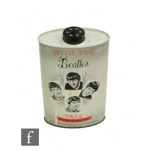 404 - A 1960s Margo of Mayfair With The Beatles talcum powder tin.