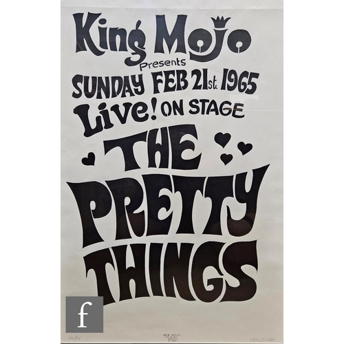 416 - A Colin Duffield - King Mojo, Sheffield 'Live on stage - The Who', reproduction poster, signed in pe... 