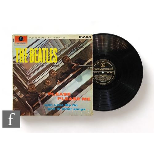 512 - The Beatles - An LP Please, Please Me, PMC 1202, black and gold label, Northern Songs Credits, secon... 