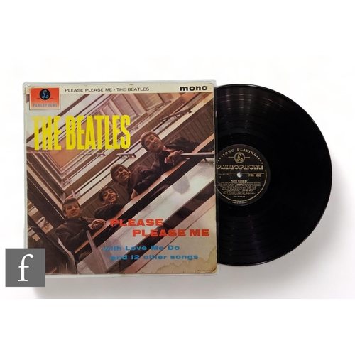 515 - The Beatles - A Please, Please Me LP, PMC 1202, mono, first UK pressing, black and gold label, Dick ... 