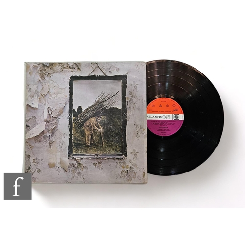 516 - Led Zeppelin - A IV LP (four symbols), Deluxe 2401012, first UK pressing, red/maroon label, Peter Gr... 