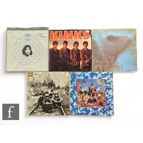 509 - Kinks/Rolling Stones/Pink Floyd - Five LPs To include The Kinks - Self Titled, NPL18096, mono, and T... 