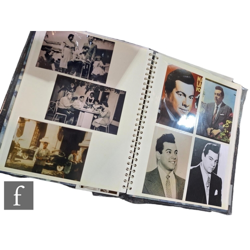 403 - An assorted collection of Mario Lanza memorabilia, to include thirteen photo albums with photos, tic... 