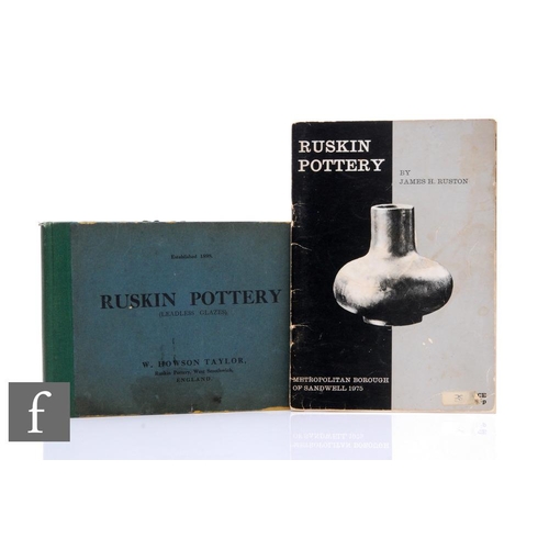 138 - Ruskin Pottery - An original trade catalogue for the pottery dated January 1913 to the final page, w... 