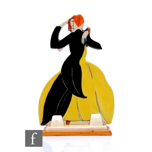 462 - Clarice Cliff - Age of Jazz - A figural group modelled as a couple dancing, him in black tie and tai... 