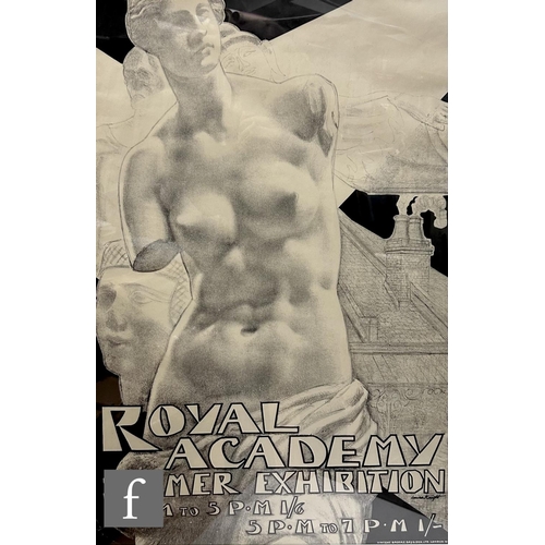 664 - Dame Laura Knight RA - Exhibition poster for the Royal Academy Summer Exhibition 1937, lithograph, p... 