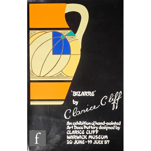 483 - After Clarice Cliff - A limited edition poster for the exhibition of Clarice Cliff held at the Warwi... 