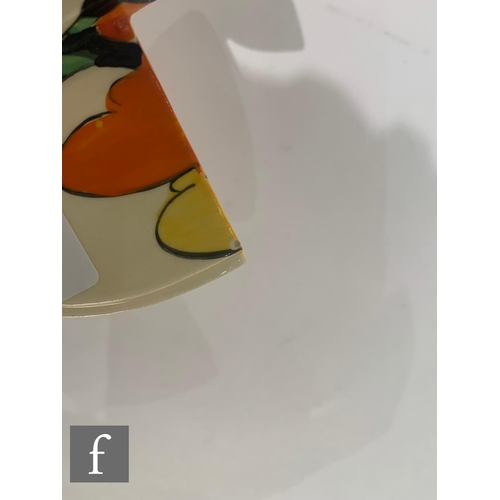 233 - Clarice Cliff - Honolulu - A single shape 610 candlestick circa 1933, hand painted in the Honolulu p... 