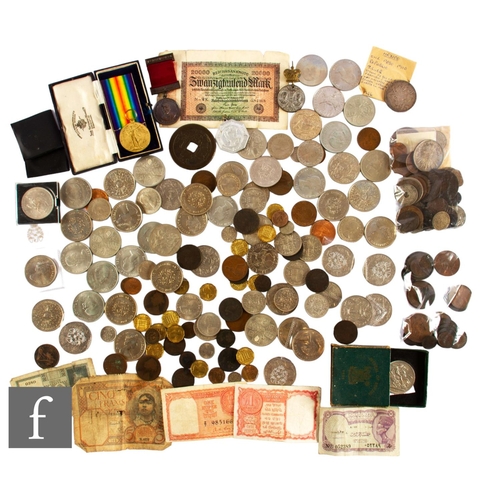 65 - Various - A collection of 18th and 19th Century coinage to include George III half pennies, later ni... 