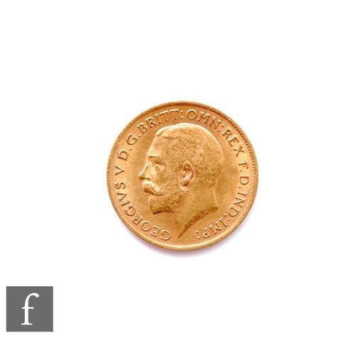 65 - A George V half sovereign dated 1911.