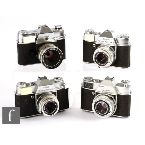 902 - A collection of Kodak 35mm rangefinder cameras, to include a Retina Reflex S, Retina Reflex IV, Reti... 