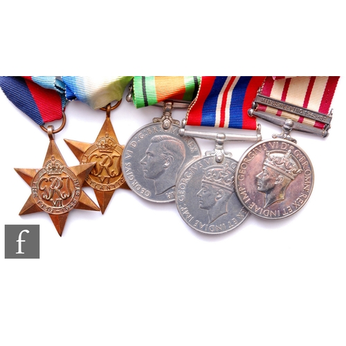 730 - A World War Two medal group 39-45 and Atlantic (France and Germany Clasp) Stars, Defence, British Wa... 