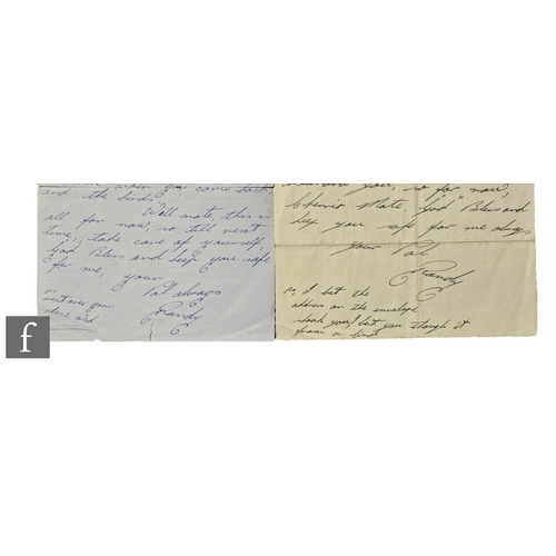 818 - A collection of correspondence from former middleweight world champion boxer Randolph Adolphus Turpi... 