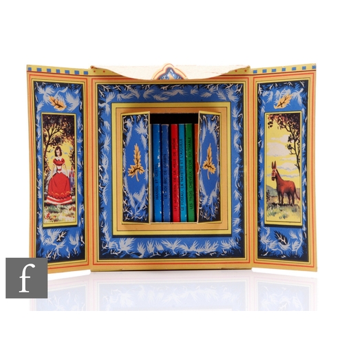 120 - A 1950s French cased set of children's books titled Contes de Grimm, containing a set of twelve book... 