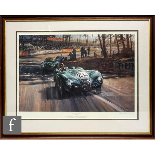 910 - ALAN FEARNLEY (BORN 1942) - 'Into the Sunlight', a limited edition photographic motor racing print, ... 